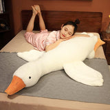 Giant White Goose Plush Pillow, Large Soft Duck Stuffed Animal Toy, Available in 90cm In Australia - Darrahopens