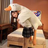 Giant White Goose Plush Pillow, Large Soft Duck Stuffed Animal Toy, Available in 90cm In Australia - Darrahopens