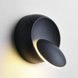 Creative Eclipse 2‑in‑1 Iron Wall Sconces, 5W Warm White LED Modern Indoor Wall Lamp
