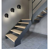 Creative Eclipse 2‑in‑1 Iron Wall Sconces, 5W Warm White LED Modern Indoor Wall Lamp In Australia - Darrahopens