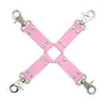 House Of Dasein Hogtie Restraints Set Bdsm Beginners Bondage Kit Kink Fetish - Pink
