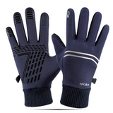 Hod Health & Home Waterproof Touch Screen Cycling Outdoor Sports Gloves - Blue