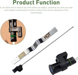 Car Transmission Oil Dipstick, Engine CVT Immersion Oil Level Measurement Tool, Portable Flexible Dipstick OEM# 31086-JA00A, Compatible with Nissan Altima Rogue 2.5 L (Black)