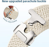 Stretchy Braided Band Compatible with Samsung Galaxy Watch 7 Band/FE 6 5 4 40mm 44mm/Watch 6 Classic 47mm 43mm/4 Classic 46mm 42mm/Watch 5 Pro 45mm/Active 2, 20mm Nylon Sport Strap for Men Women