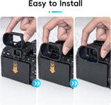 Extended Replace Sony FDA-EP19 Camera Eyecup Viewfinder for Sony A7R VI A7V | Soft Silicon,Camera Eye Cup Eyepiece,for Sony A7R VI A7RVI Alpha A7M5 A7 V A7V IV A1II A7RV A7R V A7R5 A7M4 A7IV A9III A7SIII