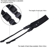 Mirrorless DSLR Camera Neck Strap with Quick Release for Canon R1 R100 R8 R50 Rebel T8i T7i 4000D 90D SL3 A7 V IV A1 II A6700 A7R VI V A7SIII II Z50II Z5II Zf Z30 Z6 Z7II Z50 D780 P1100 OM-5 Mark II