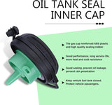 Gas Cap, 5C0201550T 5Q0201550L Fuel Tank Sealing Cover, Tight Fitting Leak-proof Fuel Cap with Rubber Ring, Compatible with Audi and VW Jetta Gti Golf Tiguan (Black)