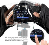 Professional Waterproof Camera Rain Cover for Canon for Nikon for Sony for Fujifilm and More DSLR Mirrorless Cameras with Lens, Camera Accessories for Photography