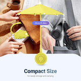 Pink+ Yellow：Magnetic Cell Phone Umbrella for Sun,Outdoor Phone Sun Shade Shield