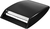 Car Decorative Air Flow Intake Hood Scoop, Simulated 3D Air Outlet Cover, Turbo Bonnet Vent Trim Cover, Universal Self-adhesive Exterior Accessory for Most Cars SUVs (Black)