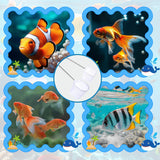 2-Pack Aquarium Fish Net - 3.3In & 2.6in Fishes Tank Shrimp Net Debris Cleaning Tools - Fast-Dry Mesh Scoop with Extendable Handle - Small Fish Net for Fish Tank for Shrimp & Bettas
