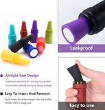 Wine Stoppers Beverage Bottle Sealer Soft Silice Wine Bottle Stoppers Corks with Grip Top for Keeping Wine Champagne Fresh, 8 Pack