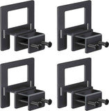 Non Slip Mattress Gaskets for Metal Bed Frame, Mattress Holder in Place Gripper, Adjustable Mattress Retainer Bar, Keep Mattress from Sliding Gripper, 4 PCS, Black