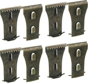 8Pcs Brick Clips for Hanging Outdoors Metal Brick Hangers Brick Wall Hooks Hangers for Outside Wall Home Decor, Fits 2-1/4" to 2-3/8" High Bricks