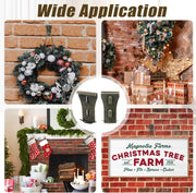 8Pcs Brick Clips for Hanging Outdoors Metal Brick Hangers Brick Wall Hooks Hangers for Outside Wall Home Decor, Fits 2-1/4" to 2-3/8" High Bricks