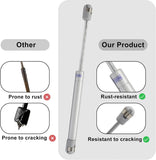 2 Pack 10 Inch Gas Struts, Silver 22LB Gas Spring Lift Support Strut for Truck Tool Box Lid RV Cabinet Door Boat Hatch