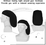 4 Pieces Unisex Dreadlock Cap Long Hair Dreads Head Wrap Sleeping Cap Hair Accessories Sleep Bonnet for Men Women