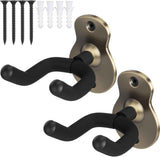 2 Pcs Crossbow Hanger for Wall Vertical Rack Wall Mount Metal Gun Holder Compound Bow Hanger Holder Displays Rack Shotgun Hooks Rifle Storage Securely Holds Airsoft Firearm