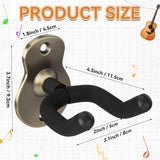 2 Pcs Crossbow Hanger for Wall Vertical Rack Wall Mount Metal Gun Holder Compound Bow Hanger Holder Displays Rack Shotgun Hooks Rifle Storage Securely Holds Airsoft Firearm