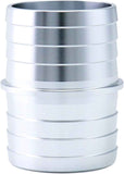 Hose Barb Fittings, 2 Pack 1-1/2" to 1-1/2" Inch Aluminum Alloy Hose Barbed Splicer Mender Union Coupler Fitting Coolant Intercooler Heat Exchanger Fluid/Oil/Fuel
