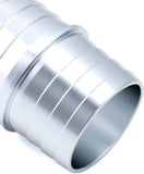 Hose Barb Fittings, 2 Pack 1-1/2" to 1-1/2" Inch Aluminum Alloy Hose Barbed Splicer Mender Union Coupler Fitting Coolant Intercooler Heat Exchanger Fluid/Oil/Fuel