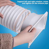 5.9 Inch Portable Air Conditioner Exhaust Hose Coupler, Mobile AC Unit Tube Connector, AC Hose Extension Connector Air Conditioning Accessories for AC Exhaust Hose Coupler Extension (Square)