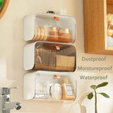 White Storage Box with Lid for Cotton Swabs Cotton Pads Toothpicks Household Organizer