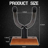 Crossbow Hanger for Wall Vertical Gun Rack Wall Mount Hardwood Gun Holder Compound Bow Hanger Holder Displays Rack Shotgun Hooks Rifle Storage Securely Holds Airsoft Firearm