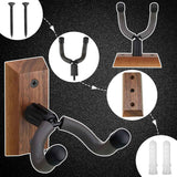 Crossbow Hanger for Wall Vertical Gun Rack Wall Mount Hardwood Gun Holder Compound Bow Hanger Holder Displays Rack Shotgun Hooks Rifle Storage Securely Holds Airsoft Firearm