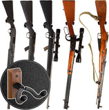 Crossbow Hanger for Wall Vertical Gun Rack Wall Mount Hardwood Gun Holder Compound Bow Hanger Holder Displays Rack Shotgun Hooks Rifle Storage Securely Holds Airsoft Firearm