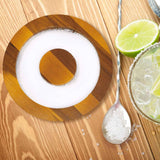 Bar Glass Rimmer for Margarita and Cocktail Sugar and Salt Wooden Rimmer with Lid for Wide Glasses up to 5 Inch, Bar Cart Accessories Bartender Tool Salt Storage