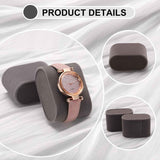 12pcs Bracelet Watch Pillow Velvet Jewelry Display Pillows Cushion Pad Watch Storage Pillow for Watch Box Grey