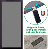 8 Pack Floor Register Screen Vent Mesh, 4 x 10 Inch Plastic Rectangle Air Vent Screen Cover, Magnetic PVC Vent Mesh Cover for Ceiling Wall Floor Catch Debris Hair Dust