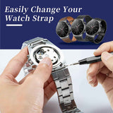 Watch Repair Kit with Black and Brown Bag