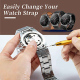 Watch Repair Kit with Black and Brown Bag