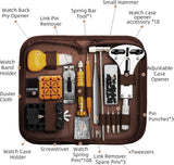 Watch Repair Kit with Black and Brown Bag