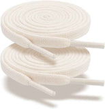 2 Pairs Shoe Laces for Sneakers, 5/16" Wide Flat Athletic Shoelaces, Shoe Strings for Sneakers