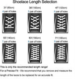 2 Pairs Shoe Laces for Sneakers, 5/16" Wide Flat Athletic Shoelaces, Shoe Strings for Sneakers