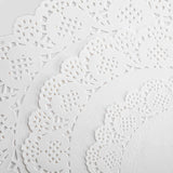 Paper Doilies, 36 Pack (12 Each 6.5”, 8.5”, 10.5”) – Round Lace Paper Placemats for Cakes, Dessert Trays & Table Decor | Doilies for Thanksgiving Day, Wedding, Tea Party, Crafts
