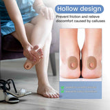 24Pcs Callus Pads，Soft Felt Callus Oval Shape Cushion Pads for Toes and Feet, Reduce Pain, Pressure and Friction from Shoes