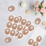 24Pcs Callus Pads，Soft Felt Callus Oval Shape Cushion Pads for Toes and Feet, Reduce Pain, Pressure and Friction from Shoes