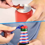 9 PCS Beer Bottle Openers,Colorful Aluminum Bottle Openers Keychains for Beer,Cans,Soda