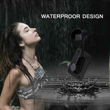 Shower Head Holder Strong Adhesive 360 Degree Rotatable Adjustable Handheld Shower Wand Holder Wall Mount Bracket for Bathroom (Black)