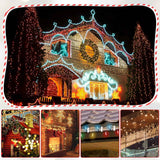 Christmas Light Hanger Clips Fascia Board Light Clips Plastic Holiday Deck Banister Hanger for Christmas Fascia Board Roof Gutter Fence Eave Decoration, Black (30 PCS, 7/8")