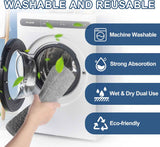 Microfiber Steam Mop Pads Compatible with FODFINU, Seyola & FEPPO and Wotaste Steam Mop Cleaner - Washable and Reusable Replacement Mop Pads for Floor Cleaning, 4 Pack