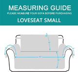 UNICE Home Reversible Sofa Cover Bundle Loveseat Cover(Sofa+Loveseat Small, Coffee)