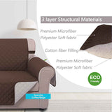 UNICE Home Sofa Cover Bundle Loveseat Cover Chair Cover (Sofa+Loveseat+Chair, Coffee)