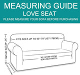 Stretch Couch Cover Sofa Bundles loveseat (Beige)