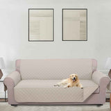 UNICE Home Reversible Sofa Cover Bundle Loveseat Cover(Sofa+Loveseat, Beige)