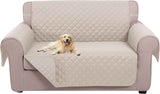 UNICE Home Reversible Sofa Cover Bundle Loveseat Cover(Sofa+Loveseat, Beige)